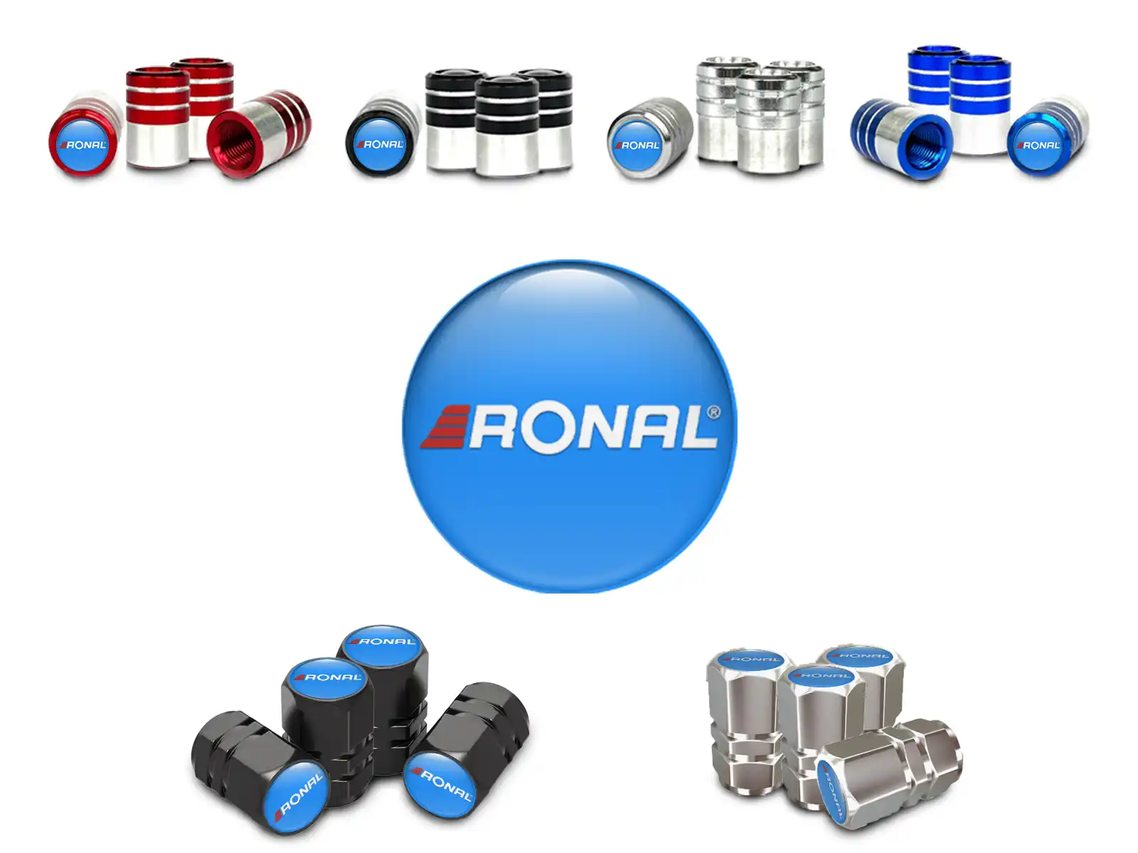 Ronal Caps Tige Valve SUVs Look Minimal
